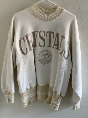 Advisory Board Crystals White Institute of Arts & Sciences Sweater Sz. S